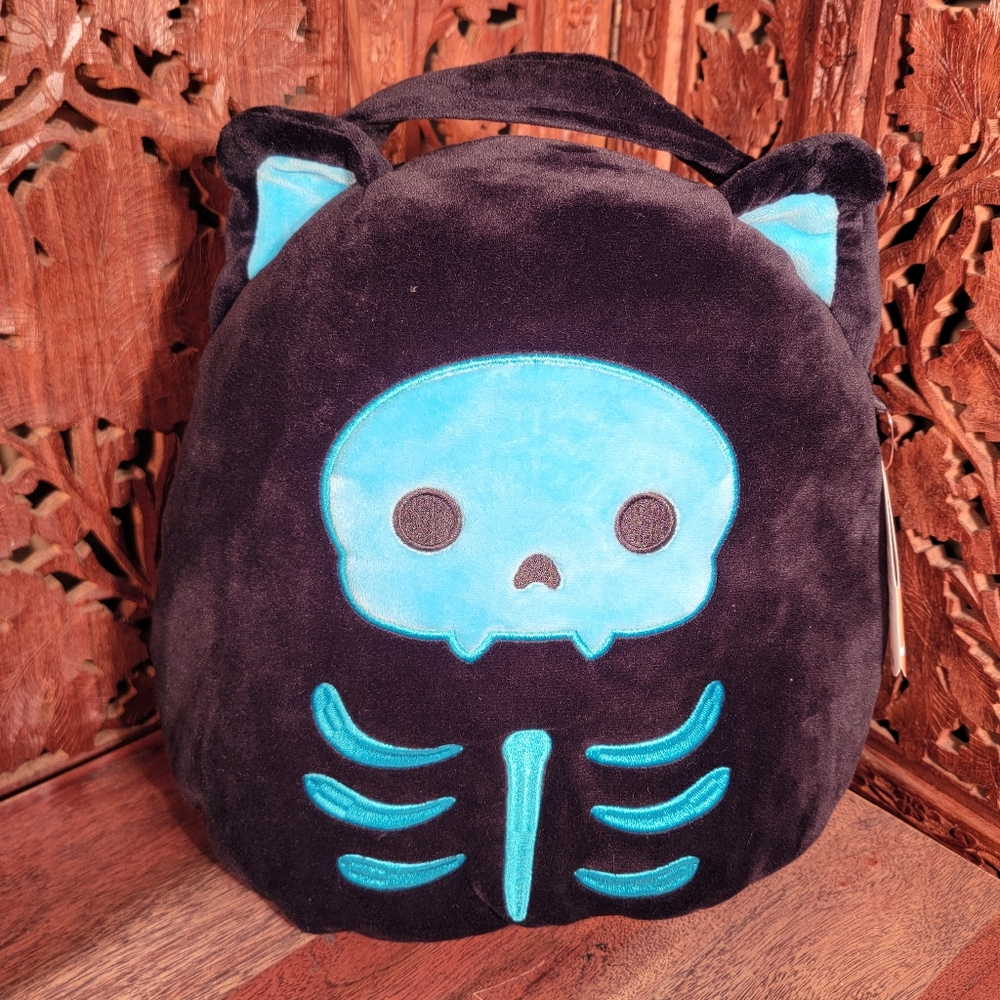 Squishmallows Stump Skeleton Witch Treat Pail, Bag